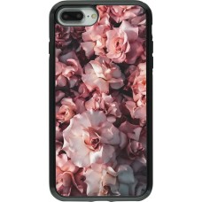 Coque iPhone 7 Plus / 8 Plus - Hybrid Armor noir Beautiful Roses