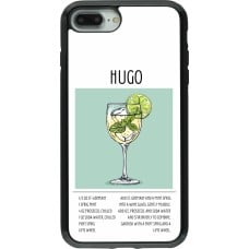 Coque iPhone 7 Plus / 8 Plus - Hybrid Armor noir Cocktail recette Hugo