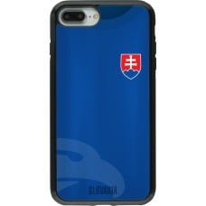 Coque iPhone 7 Plus / 8 Plus - Hybrid Armor noir Maillot de football Slovaquie