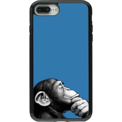 Coque iPhone 7 Plus / 8 Plus - Hybrid Armor noir Monkey Pop Art