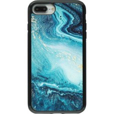 Coque iPhone 7 Plus / 8 Plus - Hybrid Armor noir Sea Foam Blue