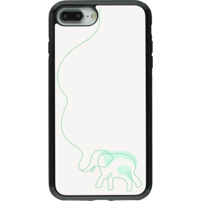 Coque iPhone 7 Plus / 8 Plus - Hybrid Armor noir Spring 23 baby elephant