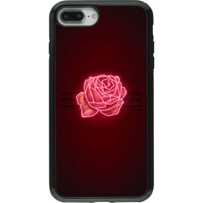 Coque iPhone 7 Plus / 8 Plus - Hybrid Armor noir Spring 23 neon rose