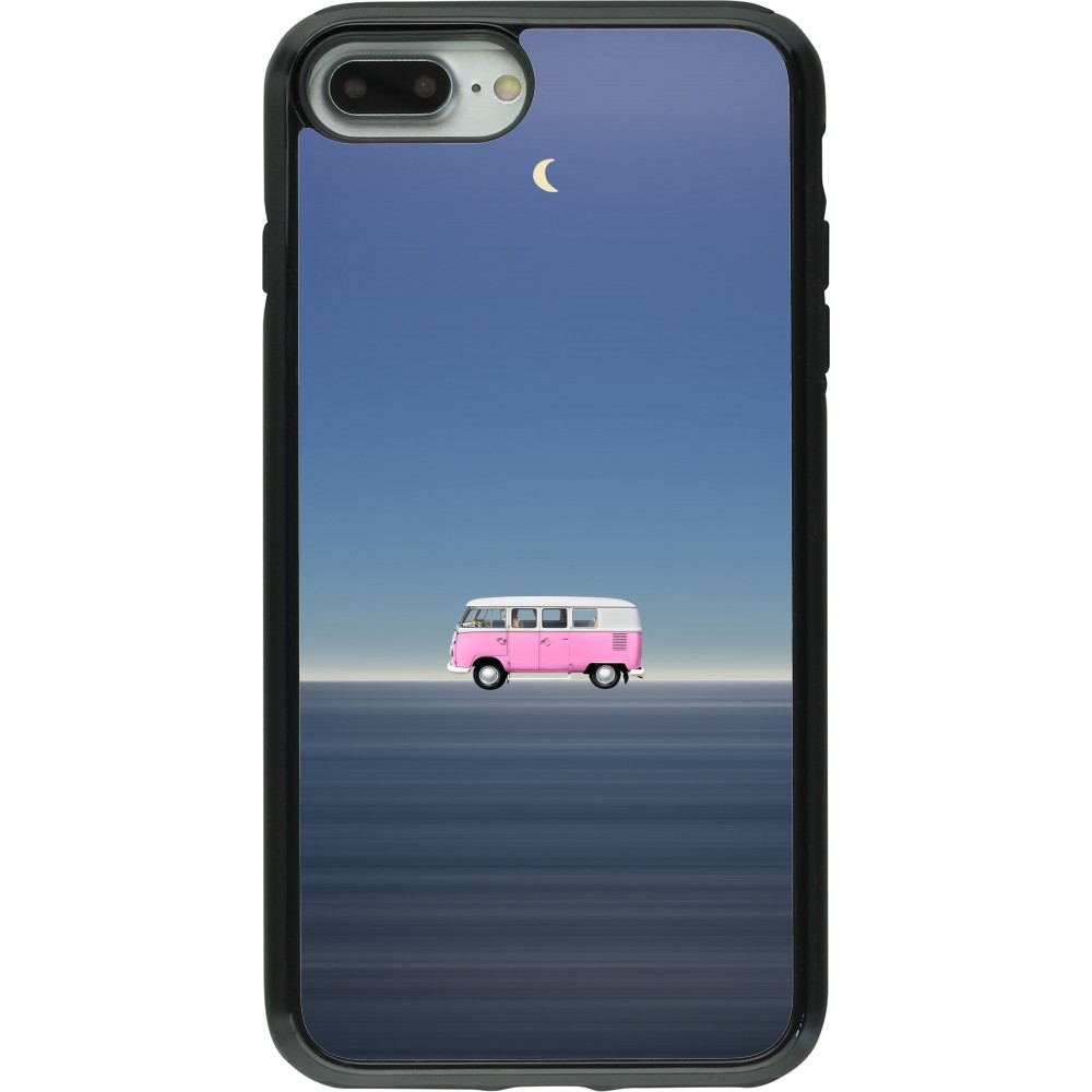 Coque iPhone 7 Plus / 8 Plus - Hybrid Armor noir Spring 23 pink bus