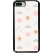 Coque iPhone 7 Plus / 8 Plus - Hybrid Armor noir Spring 23 weather