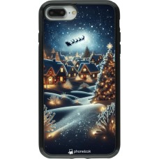 Coque iPhone 7 Plus / 8 Plus - Hybrid Armor noir Noël 2023 Christmas is Coming