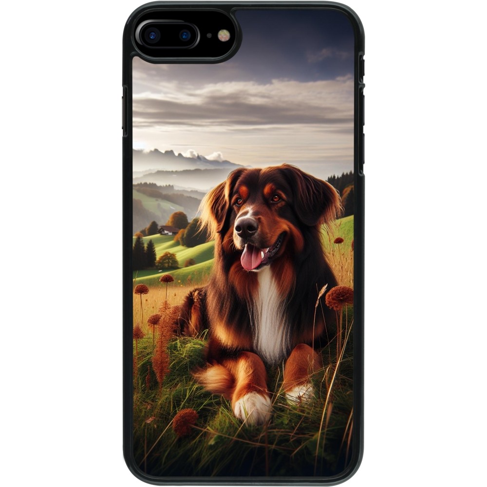 Coque iPhone 7 Plus / 8 Plus - Chien Campagne Suisse