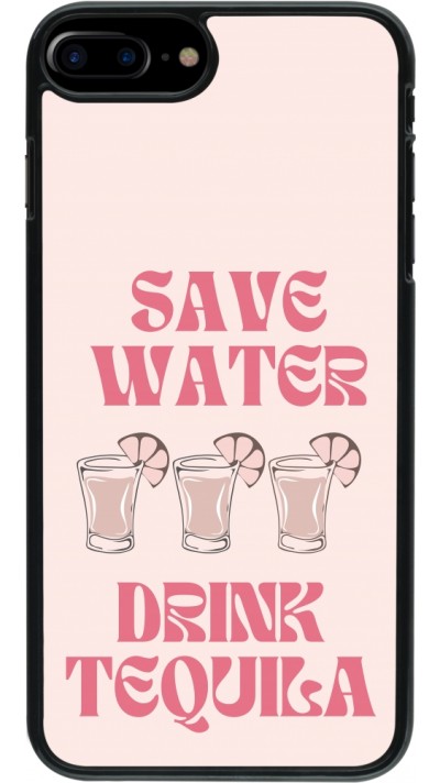 Coque iPhone 7 Plus / 8 Plus - Cocktail Save Water Drink Tequila