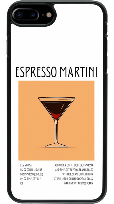 Coque iPhone 7 Plus / 8 Plus - Cocktail recette Espresso Martini