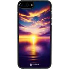 Coque iPhone 7 Plus / 8 Plus - Coucher soleil jaune violet