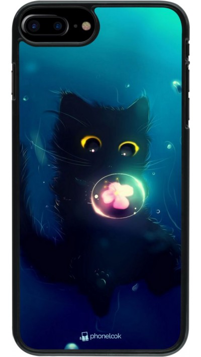 Coque iPhone 7 Plus / 8 Plus - Cute Cat Bubble