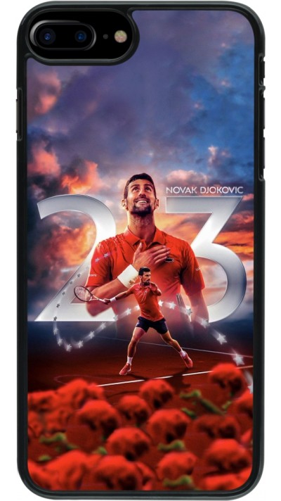 Coque iPhone 7 Plus / 8 Plus - Djokovic 23 Grand Slam