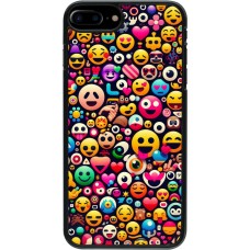 Coque iPhone 7 Plus / 8 Plus - Emoji Mix Color