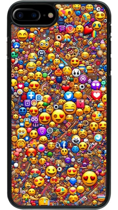 Coque iPhone 7 Plus / 8 Plus - Emoji mixed