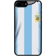 Coque iPhone 7 Plus / 8 Plus - Maillot de football Argentine 2022 personnalisable