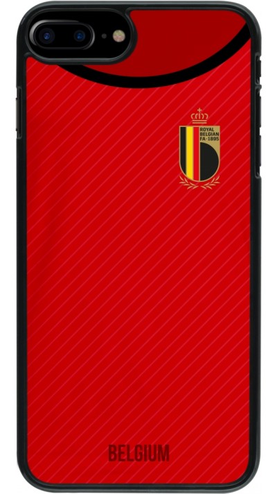 Coque iPhone 7 Plus / 8 Plus - Maillot de football Belgique 2022 personnalisable