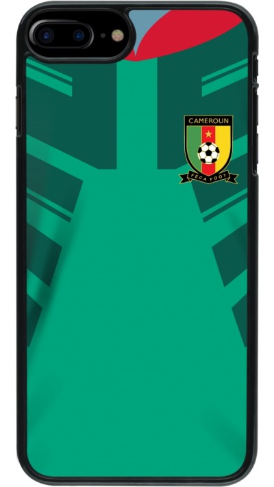 Coque iPhone 7 Plus / 8 Plus - Maillot de football Cameroun 2022 personnalisable