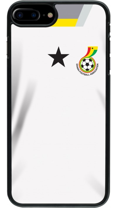 Coque iPhone 7 Plus / 8 Plus - Maillot de football Ghana 2022 personnalisable