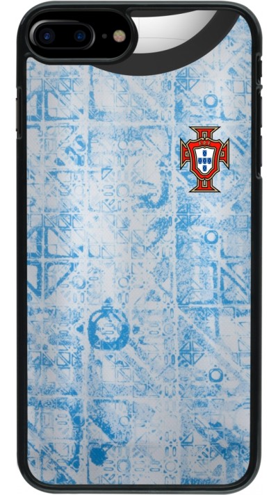 Coque iPhone 7 Plus / 8 Plus - Maillot de football Portugal Extérieur personnalisable