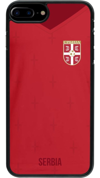 Coque iPhone 7 Plus / 8 Plus - Maillot de football Serbie 2022 personnalisable