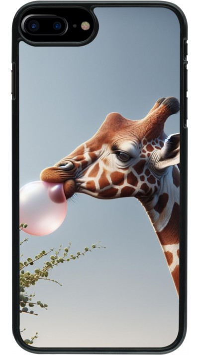 Coque iPhone 7 Plus / 8 Plus - Girafe à bulle