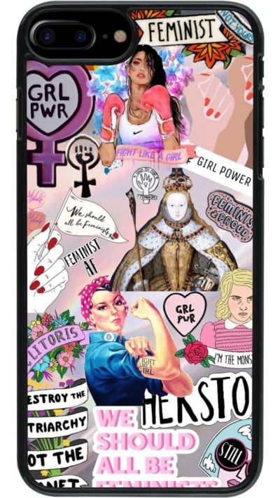 Coque iPhone 7 Plus / 8 Plus - Girl Power Collage