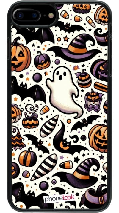 Coque iPhone 7 Plus / 8 Plus - Halloween 2024 Cute Pattern