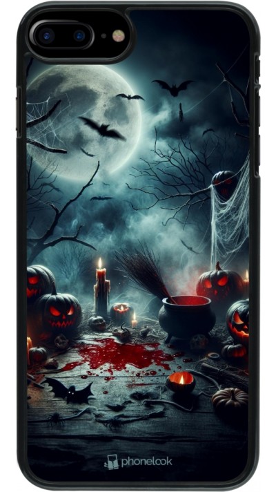 Coque iPhone 7 Plus / 8 Plus - Halloween 2024 Dark Moon