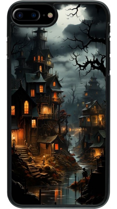 Coque iPhone 7 Plus / 8 Plus - Halloween 2024 scary town