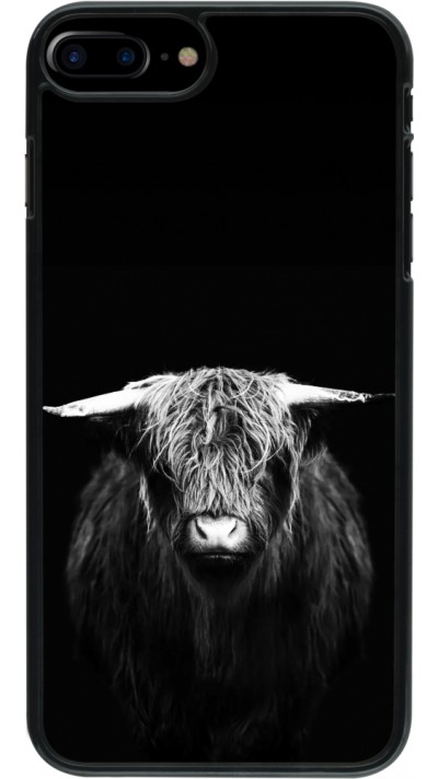 Coque iPhone 7 Plus / 8 Plus - Highland calf black