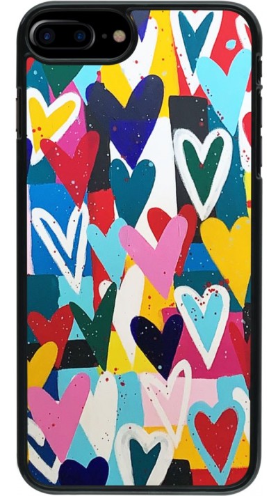 Coque iPhone 7 Plus / 8 Plus - Joyful Hearts