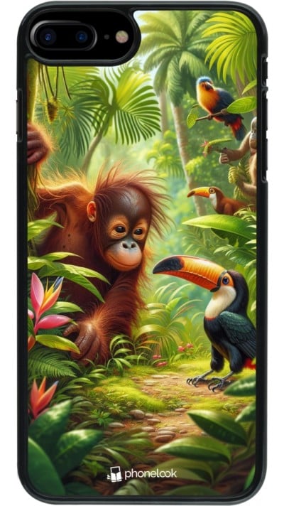 Coque iPhone 7 Plus / 8 Plus - Jungle Tropicale Tayrona