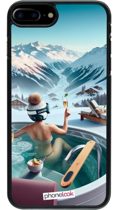 Coque iPhone 7 Plus / 8 Plus - Montagne Glamour Jacuzzi