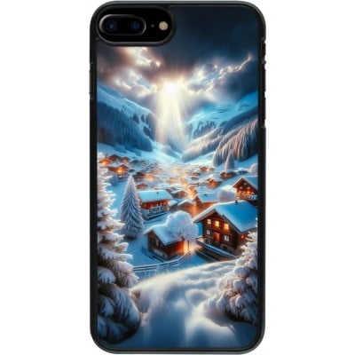 Coque iPhone 7 Plus / 8 Plus - Mont Neige Lumière