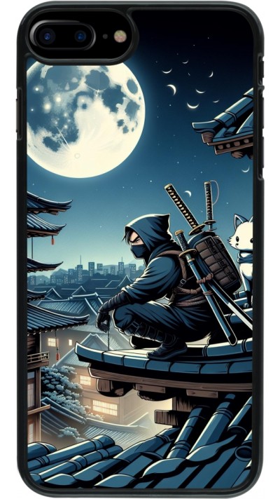 Coque iPhone 7 Plus / 8 Plus - Ninja sous la lune