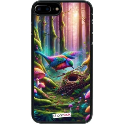 Coque iPhone 7 Plus / 8 Plus - Oiseau Nid Forêt