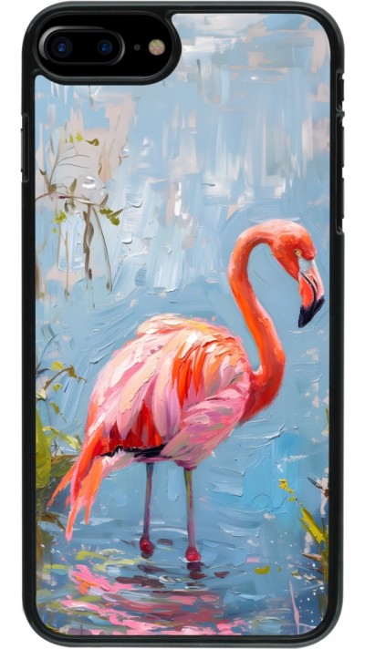 Coque iPhone 7 Plus / 8 Plus - Paint Flamingo