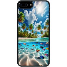 Coque iPhone 7 Plus / 8 Plus - Plage Paradis