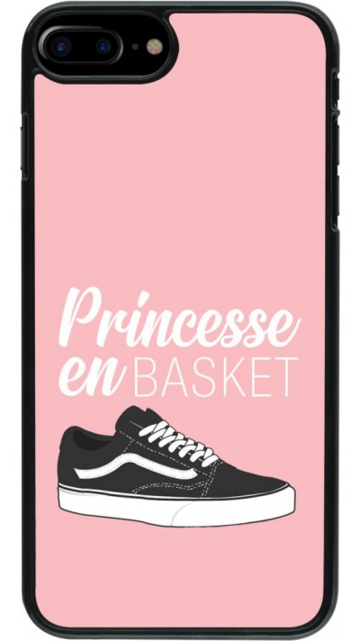 Coque iPhone 7 Plus / 8 Plus - princesse en basket