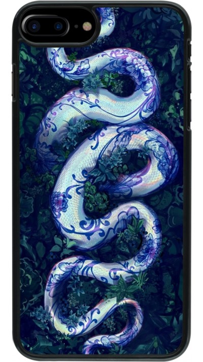 Coque iPhone 7 Plus / 8 Plus - Serpent Blue Anaconda