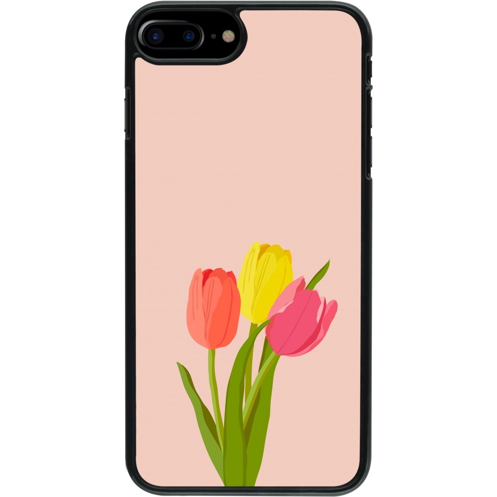 Coque iPhone 7 Plus / 8 Plus - Spring 23 tulip trio