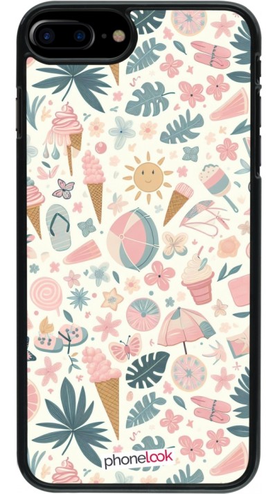 Coque iPhone 7 Plus / 8 Plus - Summer Pink Pattern