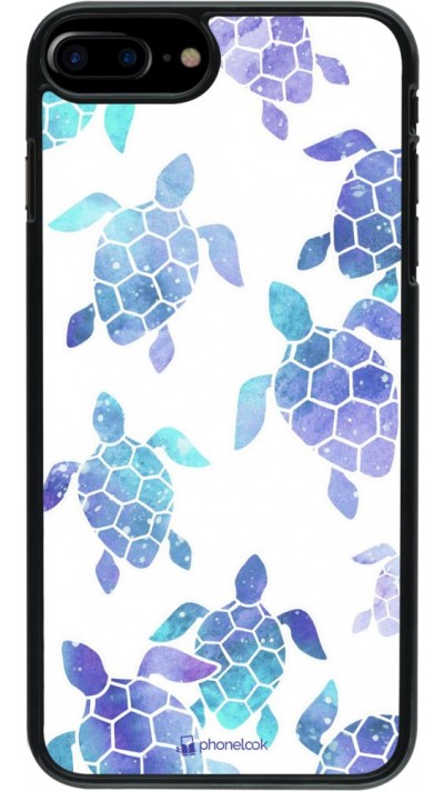 Coque iPhone 7 Plus / 8 Plus - Turtles pattern watercolor