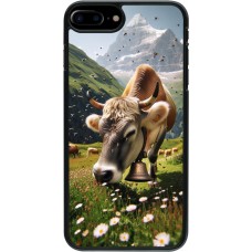 Coque iPhone 7 Plus / 8 Plus - Vache montagne Valais