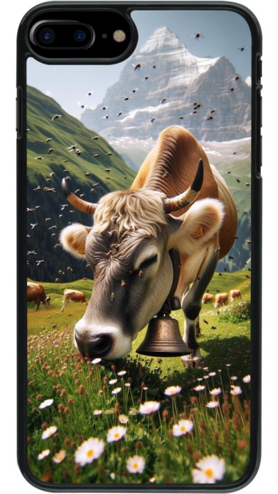 Coque iPhone 7 Plus / 8 Plus - Vache montagne Valais