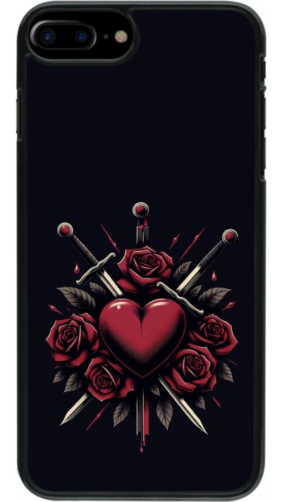 Coque iPhone 7 Plus / 8 Plus - Valentine 2024 gothic love