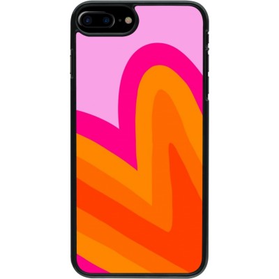 Coque iPhone 7 Plus / 8 Plus - Valentine 2024 heart gradient