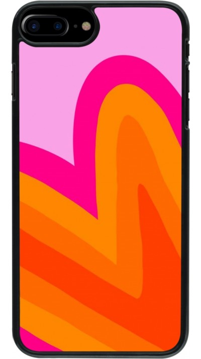 Coque iPhone 7 Plus / 8 Plus - Valentine 2024 heart gradient