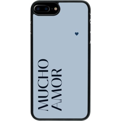 Coque iPhone 7 Plus / 8 Plus - Valentine 2024 mucho amor azul