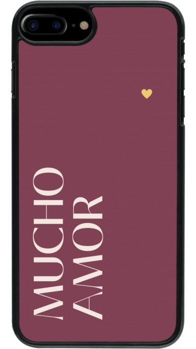 Coque iPhone 7 Plus / 8 Plus - Valentine 2024 mucho amor rosado